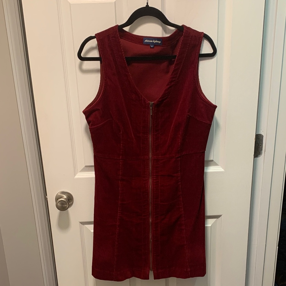 Princess Highway Burgundy Mini Dress
